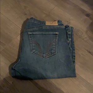 Hollister jeans medium wash stretch size 7 R reg